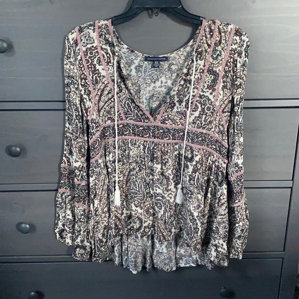 Long sleeve blouse
